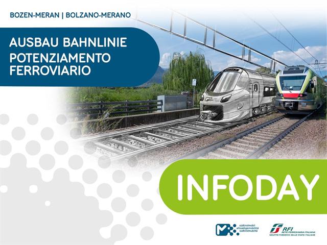 Foto für Infoday zweigleisiger Ausbau Bahnlinie Bozen-Meran
