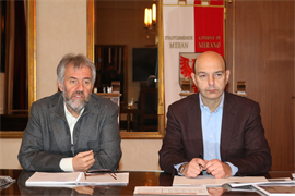 Bürgermeister Paul Rösch und Finanzstadtrat Nerio Zaccaria (von links)
